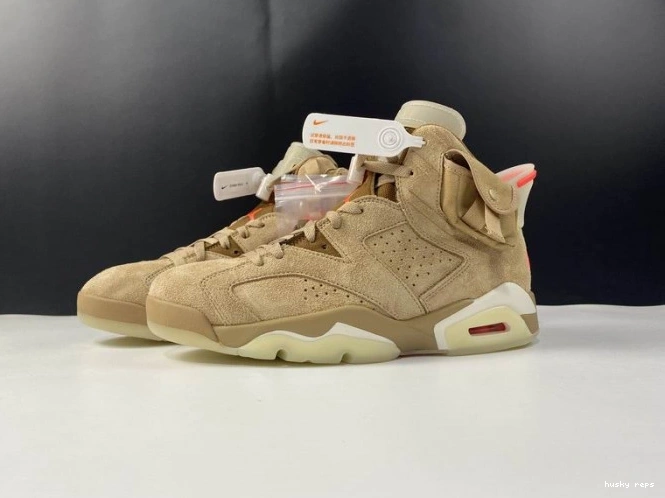 Cheap Husky Air Retro Travis DH0690-200 Scott British 6 Jordan Khaki 0716